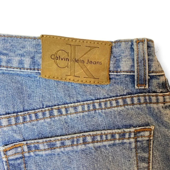 Calvin Klein Vintage Bootcut Sandblast Jeans - Picture 9 of 14